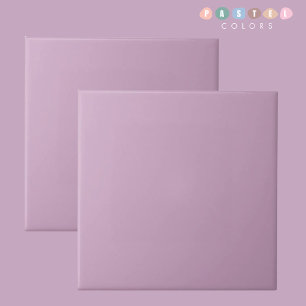 Massief zacht licht pastel Paarse witte kleur Tegeltje