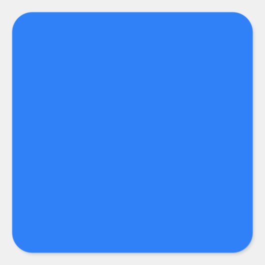 massieve blauwe vaste achtergrondkleur, Sjabloon Vierkante Sticker (Voorkant)
