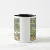 Massieve Wildebeest-kudde tijdens de migratie; Mok (Midden)