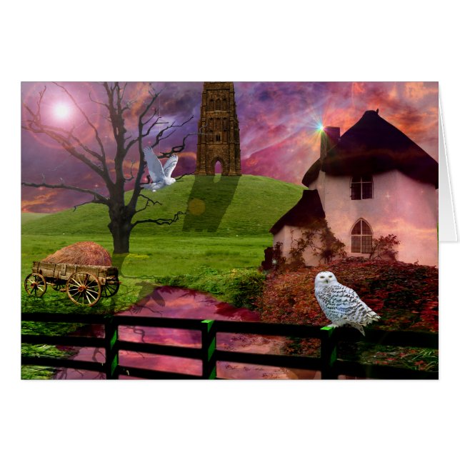 Massif de roche magique de mystère. (Devant horizontal)