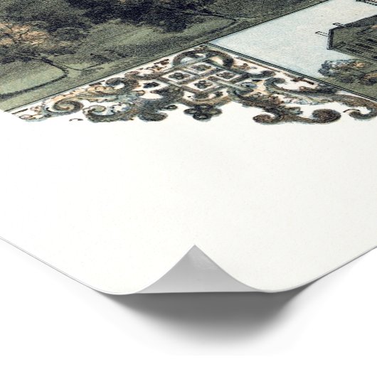 Massillon, OH Panoramic Map - 1870 Poster (Hoek)