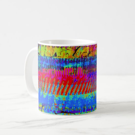 "Massive Capital V2" abstract coffee mug (Devant gauche)