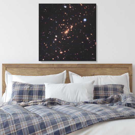 Massive Galaxy Cluster Macs J2129-0741 Canvas Afdruk (Insitu (Slaapkamer))