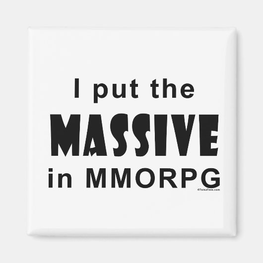 Massive MMORPG Magneet (Voorkant)