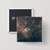 Massive Star-cluster Vierkante Button 5,1 Cm (Voorkant /achterkant)
