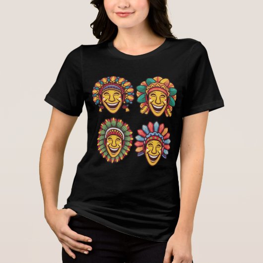 Masskara Festival Tri-Blend Shirt (Voorkant)