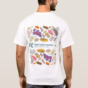 MaST Center Aquarium naaktslakken (wit) T-shirt