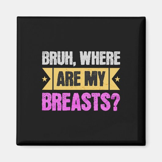 Mastectomie en borstverkleining chirurgie magneet (Voorkant)