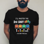 Master 3e Shot Drop Grappige Pickleball Shot Waard T-shirt