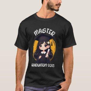MASTER AFSCHOLING 2025 Grappige Meester Graad Vrou T-shirt