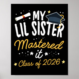 Master Afstuderen Mijn Kleine Zus Heeft Het Onder  Poster