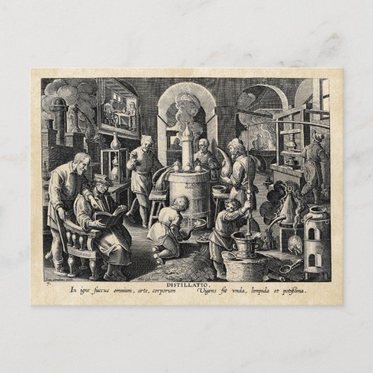 Master Alchemist Lab Tools Briefkaart (Voorkant)