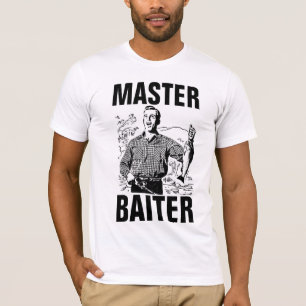MASTER BAITER, Drôle T-shirts de pêche