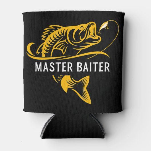 Master Baiter - Funny Fishing T-ShirtLightweight,  Blikjeskoeler (Voorkant)