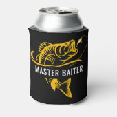 Master Baiter - Funny Fishing T-ShirtLightweight,  Blikjeskoeler (Blikje Achterkant)