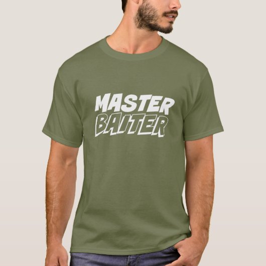 Master Baiter | Funny Gevist T-shirt (Voorkant)