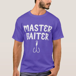 Master Baiter Humor Joke T-shirt voor Geviste over