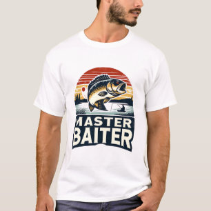 Master Baiter, Vissen Humor Design T-shirt