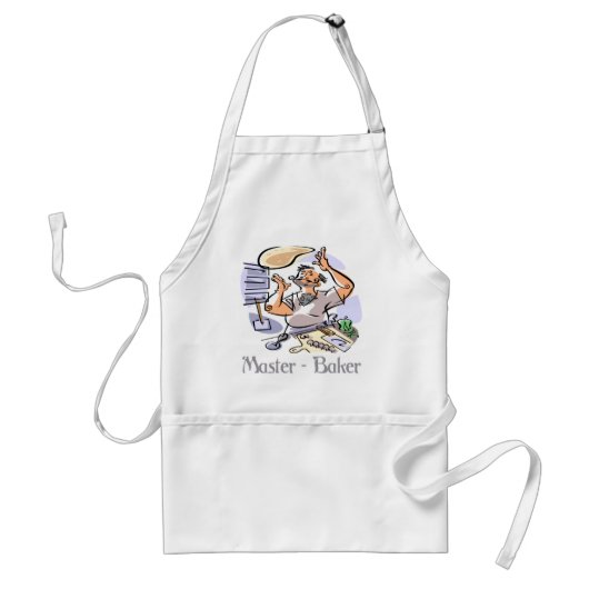 Master-Baker Standaard Schort (Voorkant)