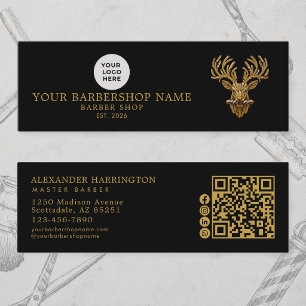 Master Barber Shop Gouden Hert Qr Code Sociale Pic Mini Visitekaartje