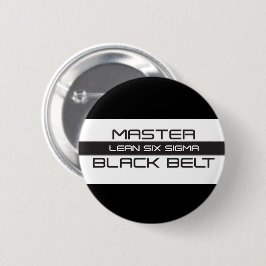 Master Black Belt Ronde Button 5,7 Cm