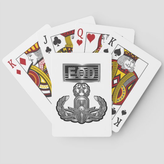 Master Blaster EOD uniek ontwerp Pokerkaarten (Achterkant)