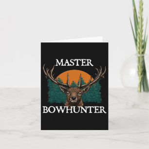 Master Bowhunter Vaders Dag Jacht Ouders Hunte Kaart