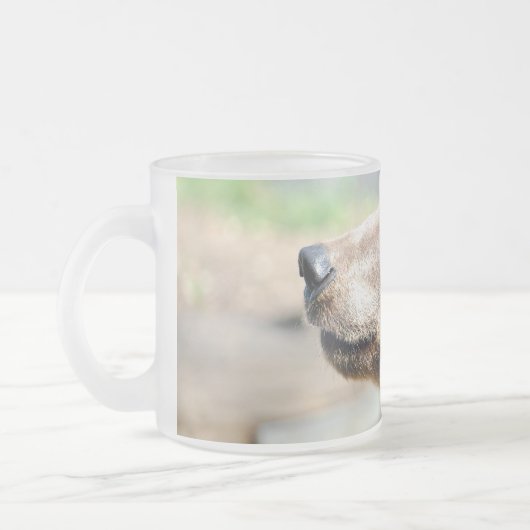 Master Bruce-Mok Matglas Koffiemok (Links)