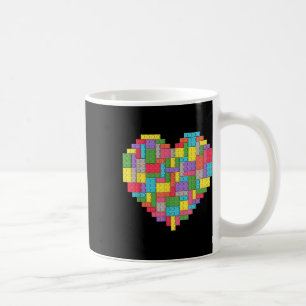 Master Builder Block Brick Building Heart Koffiemok