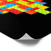 Master Builder Block Brick Building Heart Poster (Hoek)