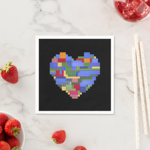 Master Builder Block Brick Building Heart Valentin Servet