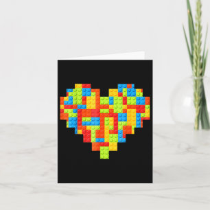 Master Builder Blok Baksteen Bouwen Hart Kaart