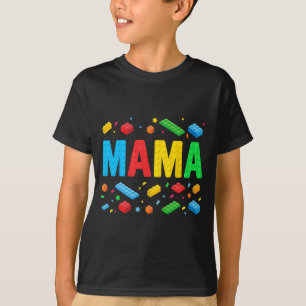 Master Builder bouwstenen blokken grappige moeder T-shirt