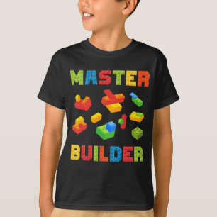 Master Builder bouwstenen liefhebber Brick Builder T-shirt