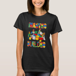 Master Builder Brick Blocks Master Build T-shirt
