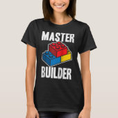 Master Builder Building Blocks Mannen T-shirt (Voorkant)
