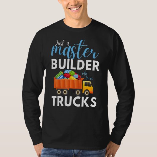 Master Builder Cute Block T-shirt (Voorkant)