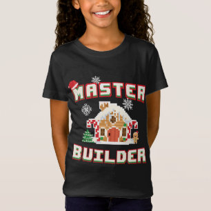 Master Builder Gingerbrood House Construction Deco T-shirt
