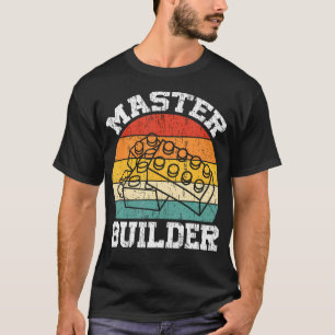 Master Builder Kinder bouwstenen Brick Speelgoed M T-shirt