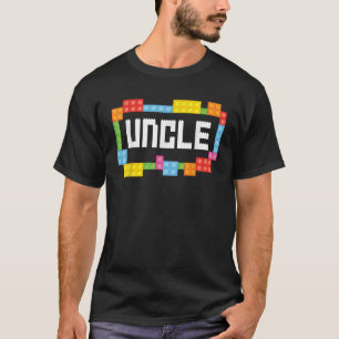 Master builder Uncle Bricks Blocks Gezin T-shirt