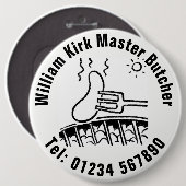 Master Butcher Button (Voorkant /achterkant)