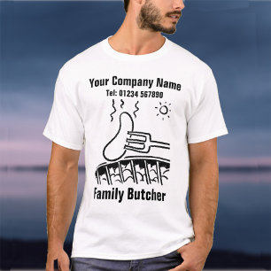 Master Butcher, Vleesverkoop of Butcher's Shop. T-shirt