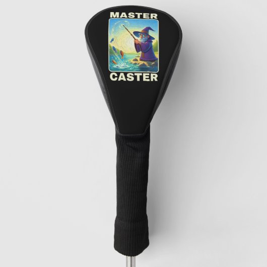 Master Caster - Wizard Magic Gevist Golfheadcover (Voorkant)