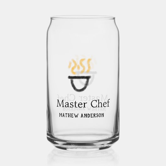 Master chef add name black pan yellow fire fume co (Recto)