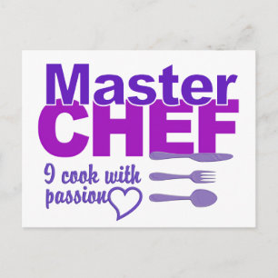 Master Chef-briefkaart Briefkaart