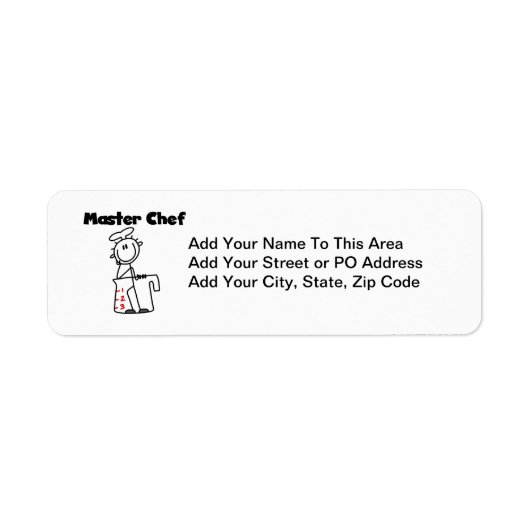 Master Chef Etiket (Voorkant)