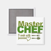 Master Chef magnet Magneet (Voorkant / Achterkant)
