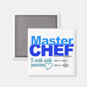 Master Chef magnet Magneet (Voorkant / Achterkant)