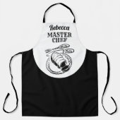 Master Chef, met naam - Gift Schort (Voorkant)