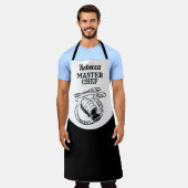 Master Chef, met naam - Gift Schort (Gedragen)